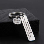 Load image into Gallery viewer, SANK®“To my man I love you” Keychain
