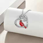 Load image into Gallery viewer, Sank®Cardinal Heart Pendant Necklace
