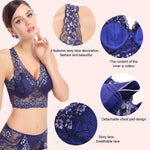 Load image into Gallery viewer, Women's Seamless Sports Lace Bra
