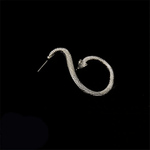 Load image into Gallery viewer, Snake-shaped Earrings
