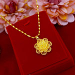 Load image into Gallery viewer, Vintage Flower Pendant Necklace
