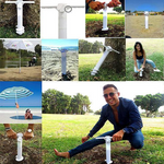 Load image into Gallery viewer, Beach Umbrella Sand Anchor
