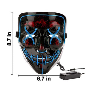 (🎃Early Halloween Promotion🎃)Halloween - LED luminous mask