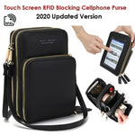 Load image into Gallery viewer, Touch Screen RFID Blocking Cellphone Purse
