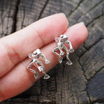 Load image into Gallery viewer, Frog Lover Jewelry,Vintage silver frog earrings
