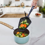 Load image into Gallery viewer, Silicone Kitchen Scoop Colander
