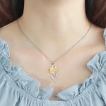 Load image into Gallery viewer, Golden Sunflower Pendant
