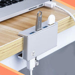 Load image into Gallery viewer, Mountable Desk Side USB 3.0 Adapter Hub

