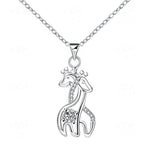 Load image into Gallery viewer, Graceful Love Giraffe Necklace
