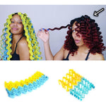 Load image into Gallery viewer, DIY Curl Formers Water Ripple Hair Divider- 12 Pcs
