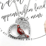 Load image into Gallery viewer, Sank®Cardinal Heart Pendant Necklace
