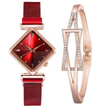Load image into Gallery viewer, Diamond Watch &amp; Bracelet Set

