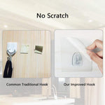 Load image into Gallery viewer, Waterproof Reusable Seamless Sticky Transparent Frosted Hooks
