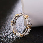 Load image into Gallery viewer, Sterling Silver Cross Full Diamond Ring
