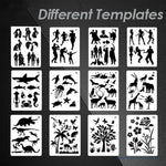 Load image into Gallery viewer, Fast Draw Stencil Art Templates( 12 Sheets/Set )
