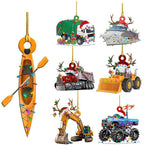 Load image into Gallery viewer, All Kinds Of Car-Boat-Christmas Iron Ornament
