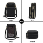 Load image into Gallery viewer, Touch Screen RFID Blocking Cellphone Purse
