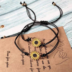 Load image into Gallery viewer, Cute Sunflower Braided Bracelet
