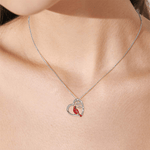 Load image into Gallery viewer, Sank®Cardinal Heart Pendant Necklace
