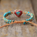 Load image into Gallery viewer, Passionate Heart Jasper Bracelet
