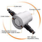 Load image into Gallery viewer, DOMOM Zipbite - Nibbler Cutter Drill Attachment Double Head Metal Sheet
