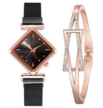 Load image into Gallery viewer, Diamond Watch &amp; Bracelet Set
