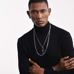 Load image into Gallery viewer, Stainless steel ancient Egyptian Cross men's Necklace
