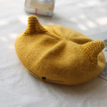 Load image into Gallery viewer, Cute Cat Ears Wool Beret
