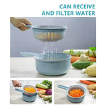 Load image into Gallery viewer, 9 Sets Multi-Function Vegetable Slicer, Blue
