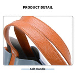 Load image into Gallery viewer, 2 In 1 Leather Shopper Tote Bag
