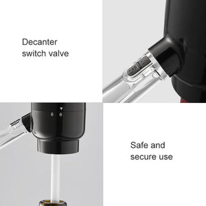Electronic wine decanter for wine