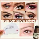 Load image into Gallery viewer, Eyebrow Stamp Stencil Kit
