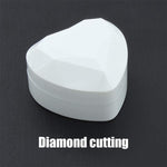 Load image into Gallery viewer, Women's Adjustable Rotating Ring Snowflake Heart-shaped Ring Box With LED
