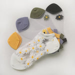Load image into Gallery viewer, Translucent Daisy Socks
