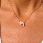 Load image into Gallery viewer, Initial Heart Necklace
