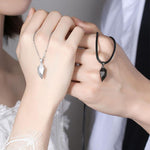 Load image into Gallery viewer, Couple Heart Stitching Necklace（Pendant+necklace set）

