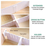 Load image into Gallery viewer, Adjustable Drawer Storage Organizer
