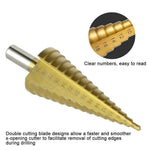 Load image into Gallery viewer, Titanium Step Drill (3 pieces)
