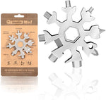 Load image into Gallery viewer, Amenitee™ 18-in-1 stainless steel snowflakes multi-tool&amp;keychain
