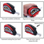 Load image into Gallery viewer, Measuring Tool Self-Locking Ruler
