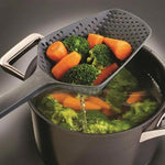 Load image into Gallery viewer, Silicone Kitchen Scoop Colander
