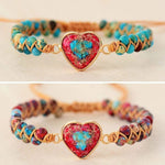 Load image into Gallery viewer, Passionate Heart Jasper Bracelet
