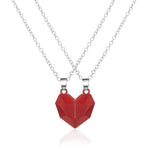Load image into Gallery viewer, Couple Heart Stitching Necklace
