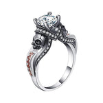 Load image into Gallery viewer, New Black Skull Ring
