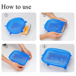 Load image into Gallery viewer, Hirundo Silicone Stretch lid, 6PCS (Blue)

