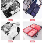 Load image into Gallery viewer, 6 Pieces of Portable Luggage Packing Cubes
