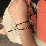 Load image into Gallery viewer, Cute Sunflower Braided Bracelet

