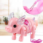 Load image into Gallery viewer, Walking Singing Musical Light Pig Electric Toy
