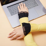 Load image into Gallery viewer, Lace Edge Fake Sleeves
