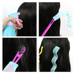 Load image into Gallery viewer, DIY Curl Formers Water Ripple Hair Divider- 12 Pcs
